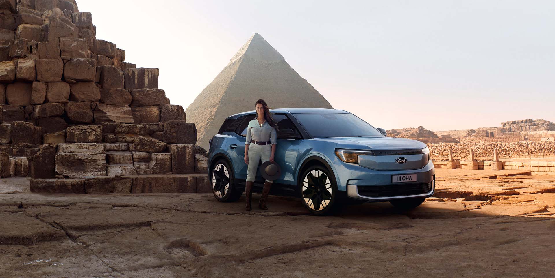 Ford Explorer EV Front Front seitlich