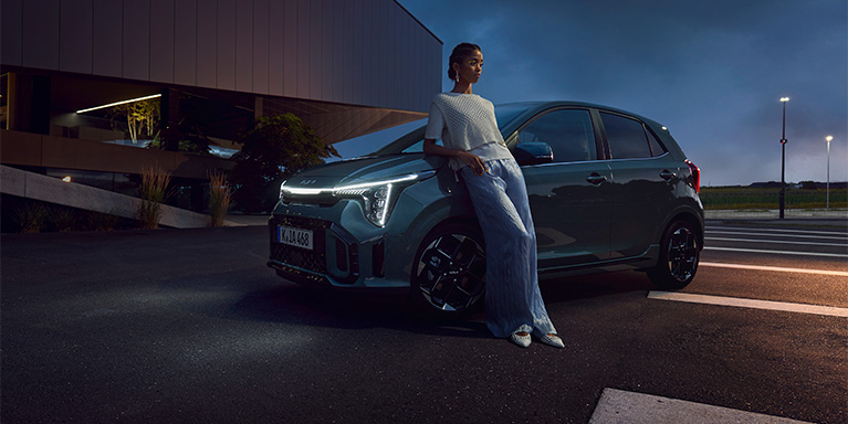 Kia Picanto im dunklen