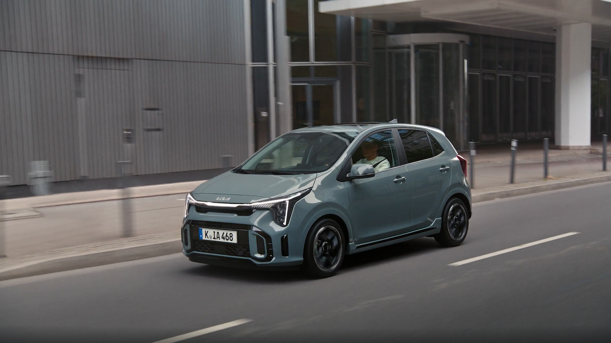 Kia Picanto auf der Straße