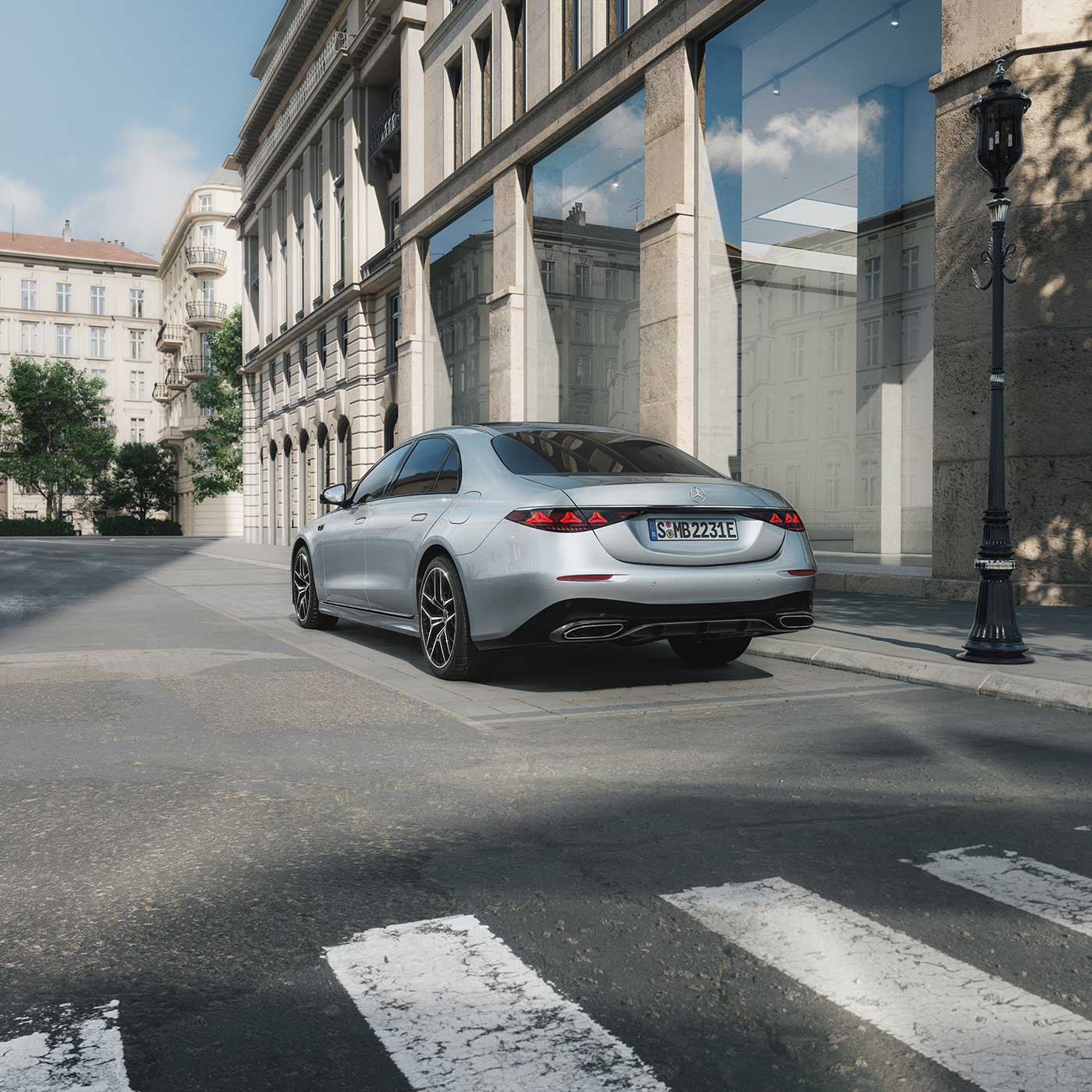 Mercedes-Benz S-Klasse Heckansicht