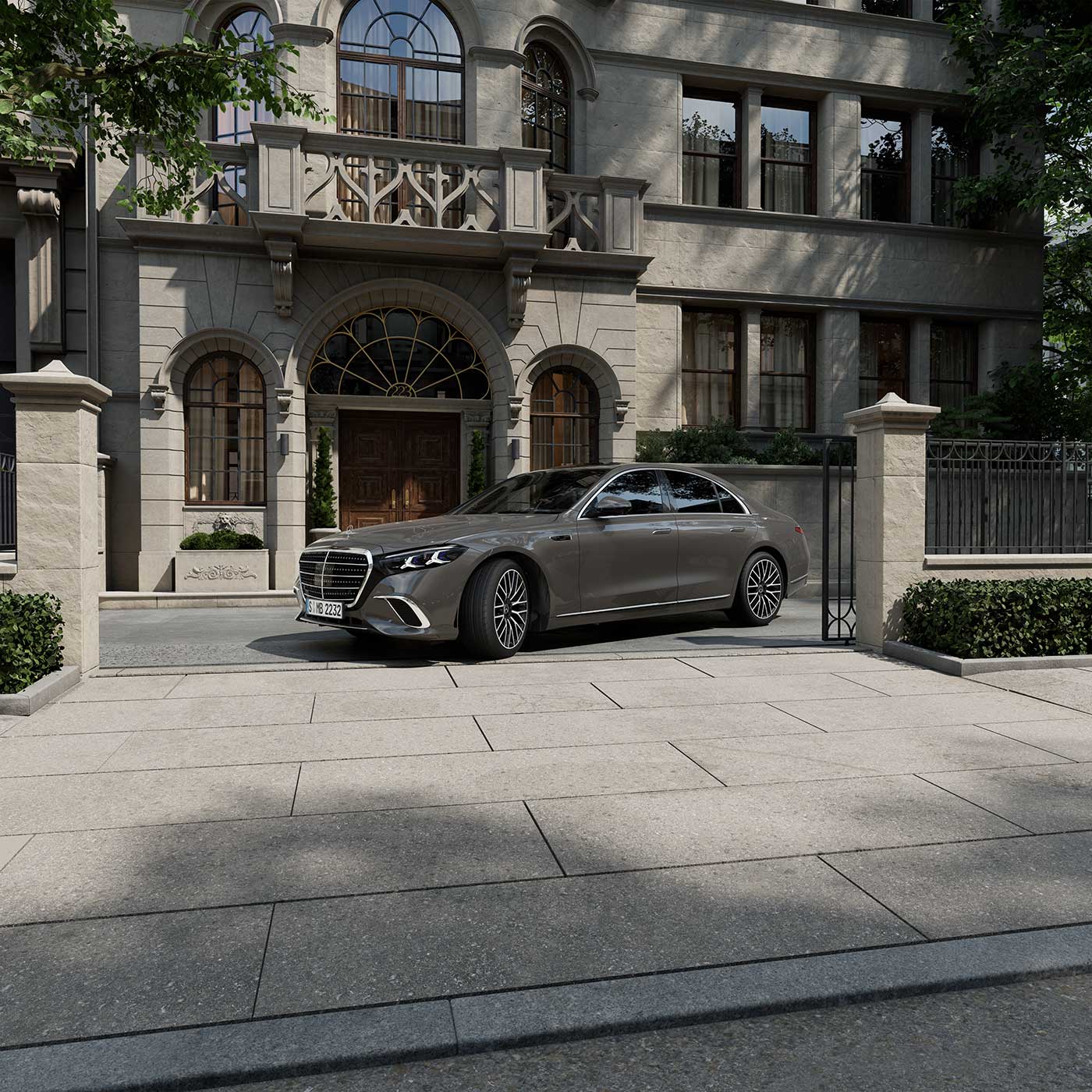 Mercedes-Benz S-Klasse von der Seite