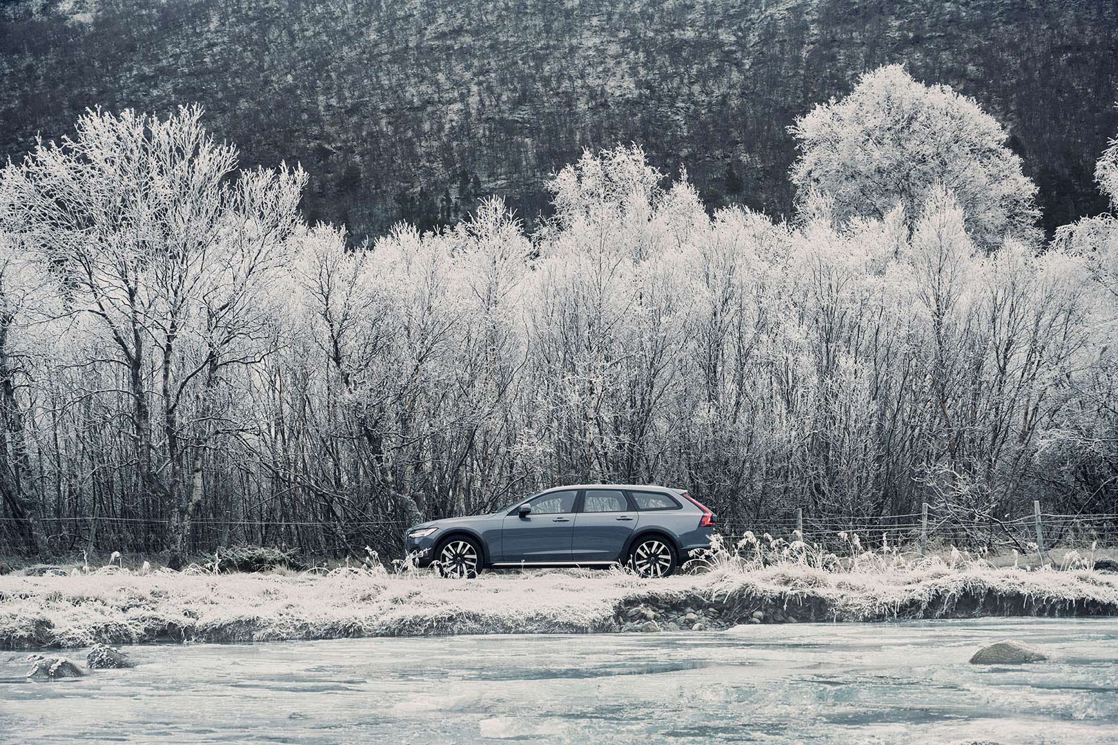 Volvo im Winter